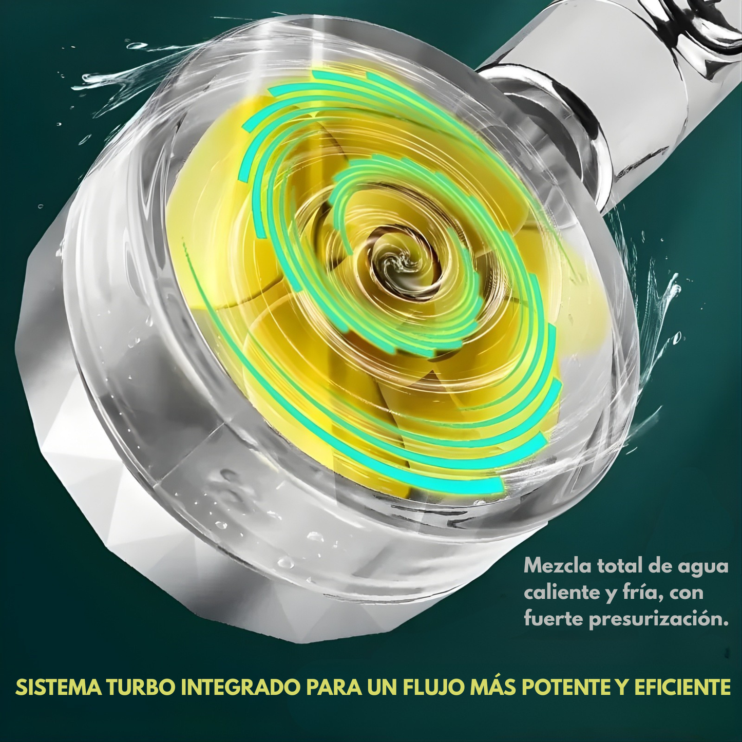Ducha turbo 360º