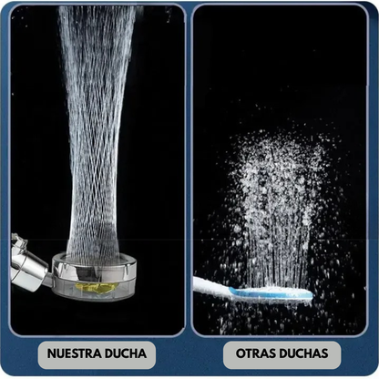 Ducha turbo 360º